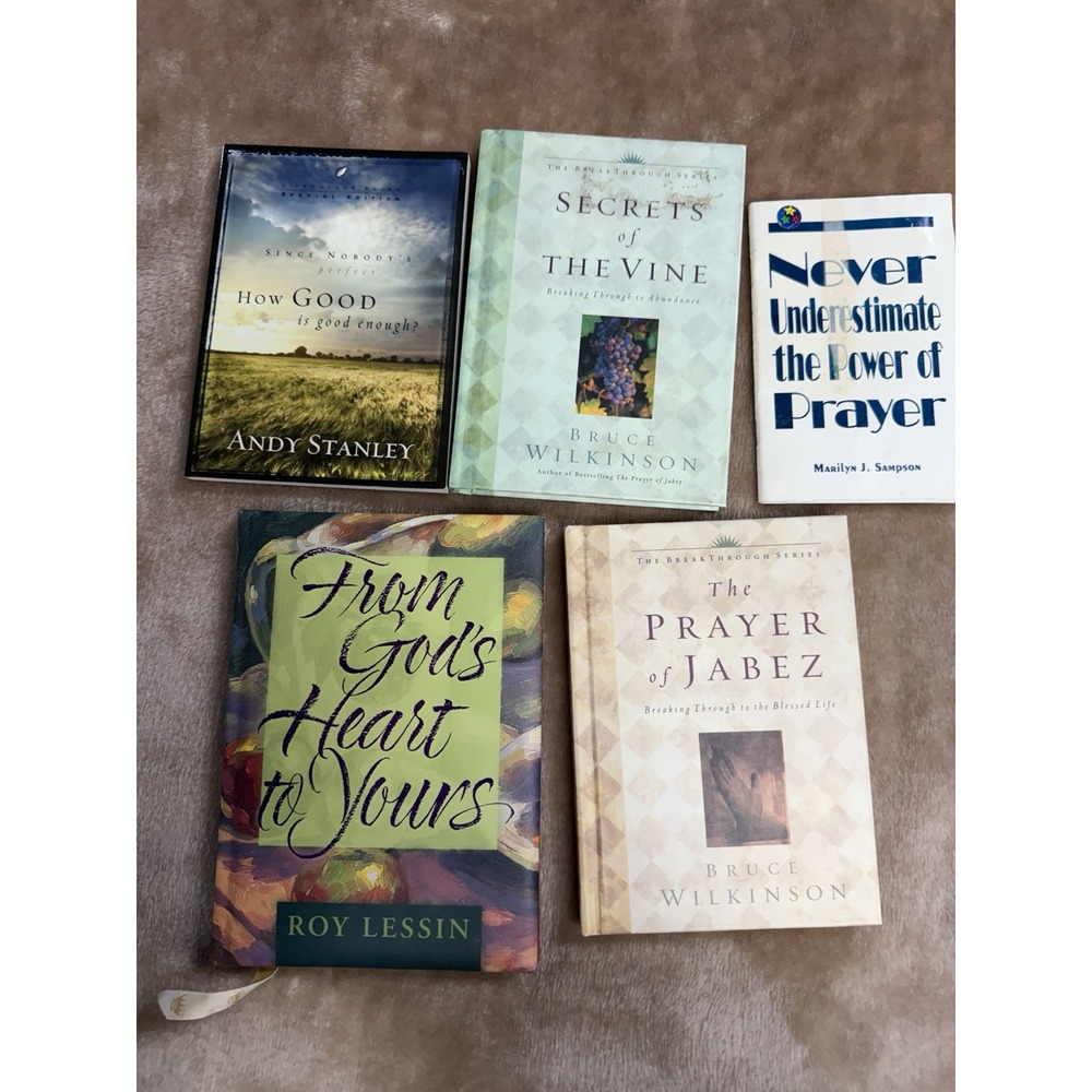 Little Book Lot Spiritual Christian Prayer Inspiration Wilkinson Lessin Stanley